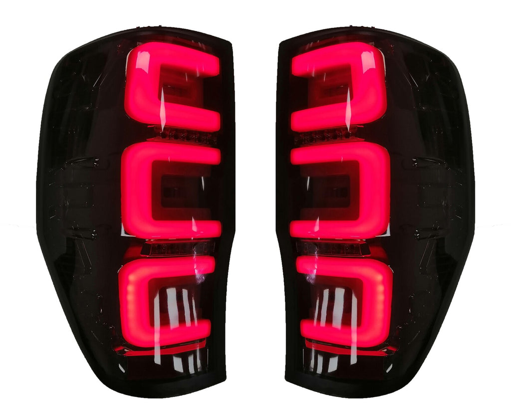 Smoked LED Tail Lights Suitable For Ford Ranger PX1 PX2 PX3