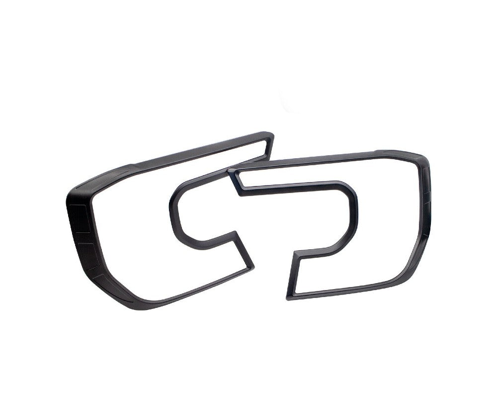 Matt Black Head Light Trim Cover Suitable For Next Gen Ford Ranger Wildtrak ,Sport, XLT