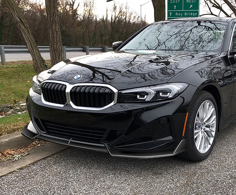 Gloss Black Front Lip Splitter for BMW G20 M Sport (2022+)