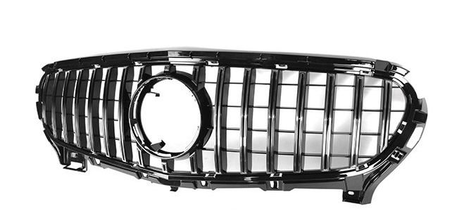 Gloss Black GT Style Grille Suitable For Mercedes-Benz AMG GT Coupe 15-18 C190