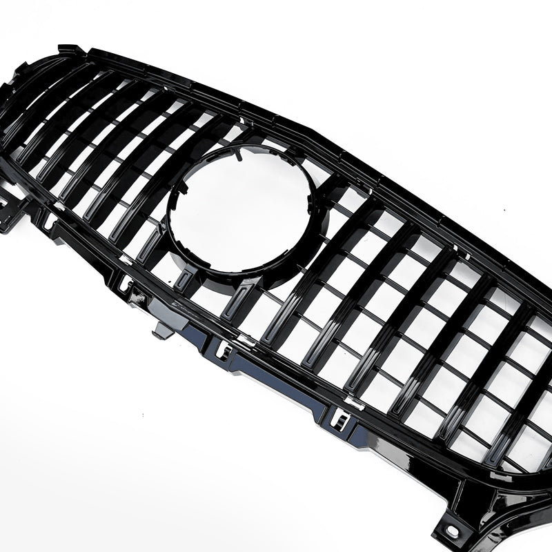 Gloss Black GT Style Grille Suitable For Mercedes-Benz AMG GT Coupe 15-18 C190