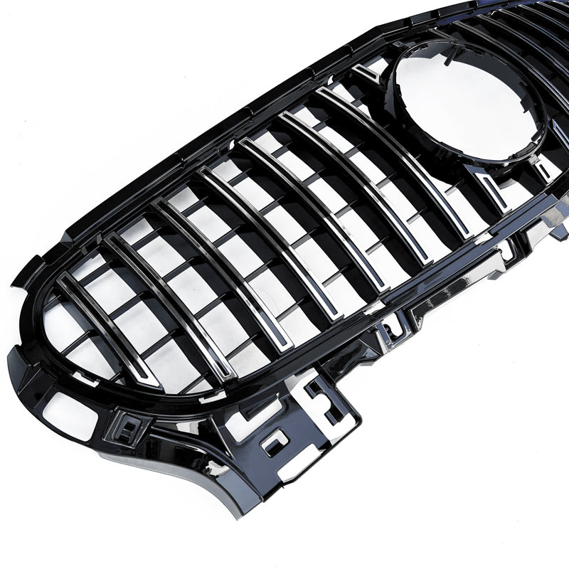 Chrome Black GT Style Grille Suitable For Mercedes-Benz AMG GT Coupe 15-18 C190
