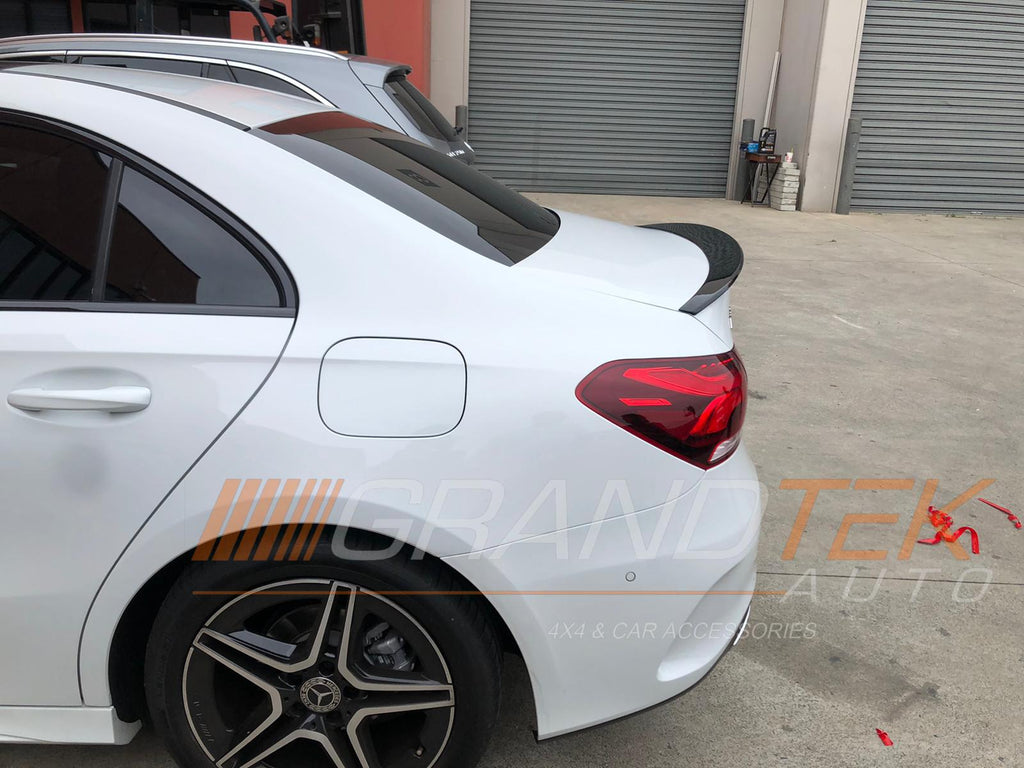 Gloss Black Rear Trunk Spoiler Suitable For Mercedes Benz A Class W177 Sedan A35 A180 A200 A220 A250 AMG 2019+