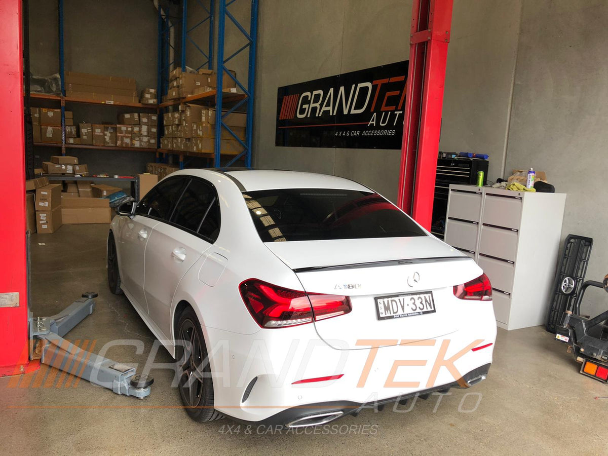 Gloss Black Rear Trunk Spoiler Suitable For Mercedes Benz A Class W177 Sedan A35 A180 A200 A220 A250 AMG 2019+