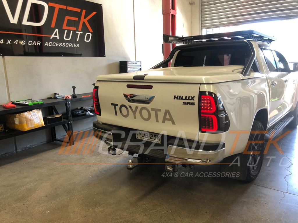 Hilux Tail Lights - Sequential Smoked LED Suitable For Toyota Hilux N80 2015-2022