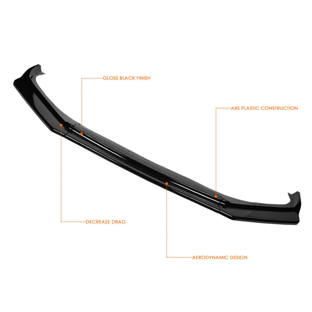 Gloss Black Front Lip Splitter Suitable For Subaru BRZ 17-20