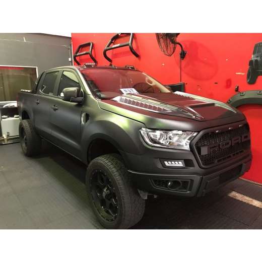 Suitable For Ford Ranger MK11 PX2 PX3 Large Black Bonnet Hood Scoop