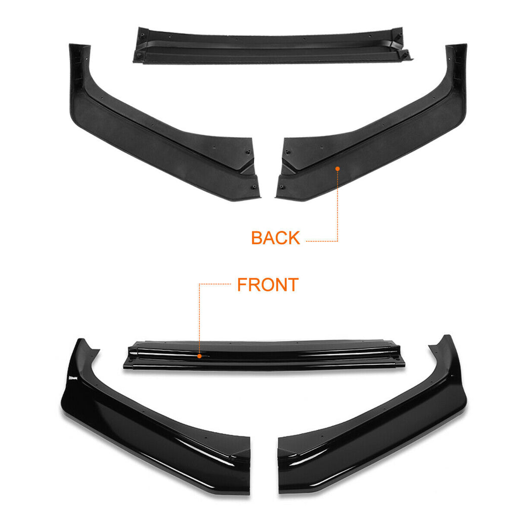 Gloss Black Front Lip Splitter Suitable For Subaru BRZ 17-20
