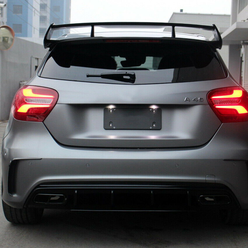 AMG A45 Rear Spoiler Gloss Black ABS Plastic For Mercedes-Benz A Class W176
