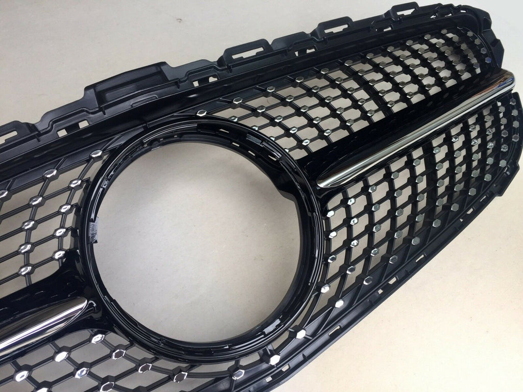 Diamond Style Front Bumper Grille Suitable For Mercedes-Benz C-Class W205