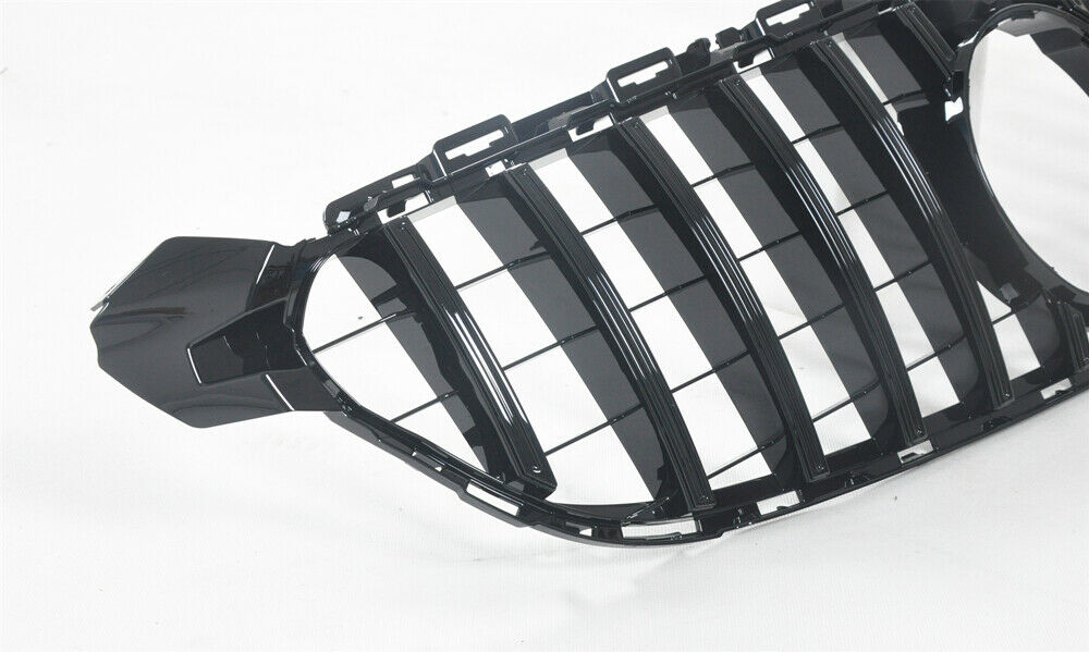 Chrome Black GTR Style Front Bumper Bar Grille Suitable For Mercedes-Benz AMG C63S W205 15-20