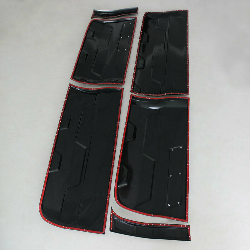 Side Monster Cladding Black To Suit Ford Ranger PX1 PX2 PX3 2012-2022