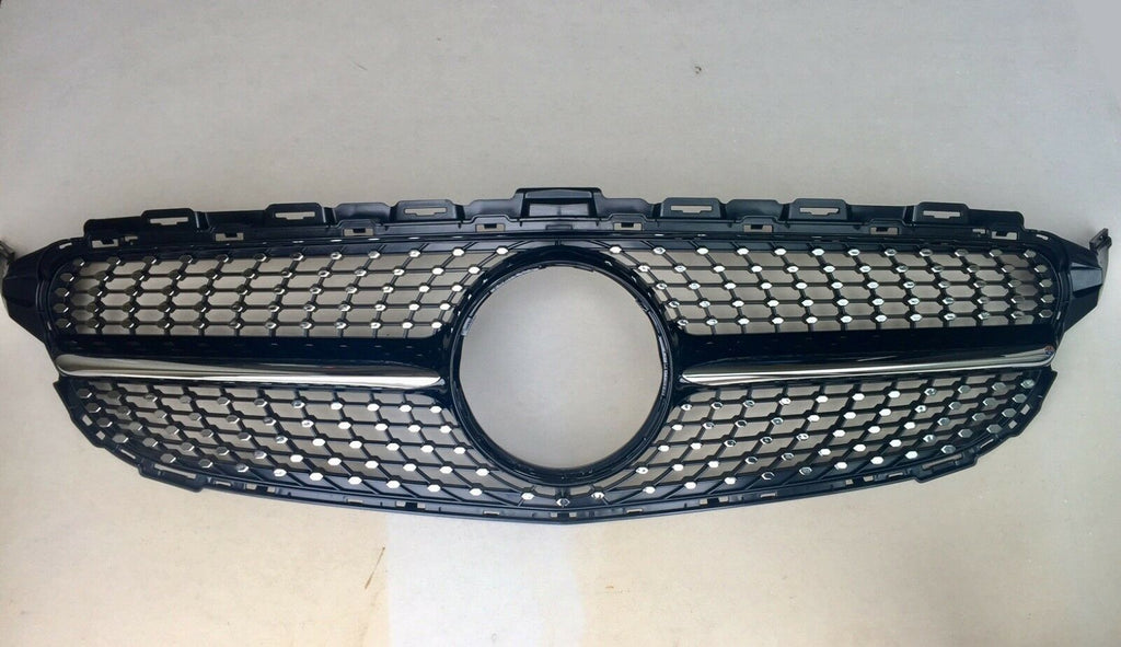 Diamond Style Front Bumper Grille Suitable For Mercedes-Benz C-Class W205