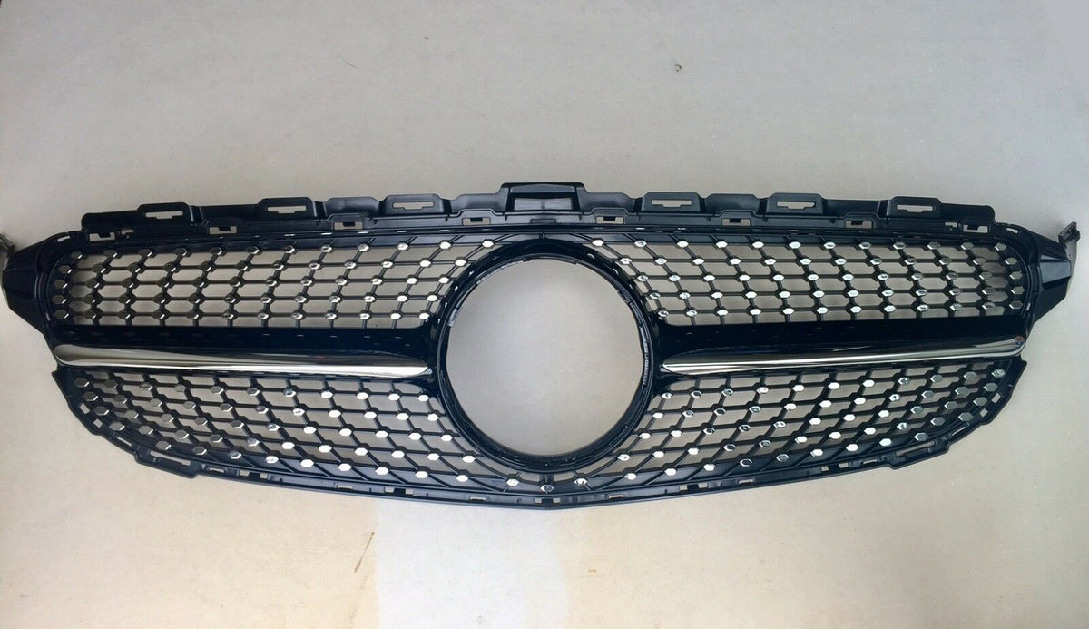Diamond Style Front Bumper Grille Suitable For Mercedes-Benz C-Class W205