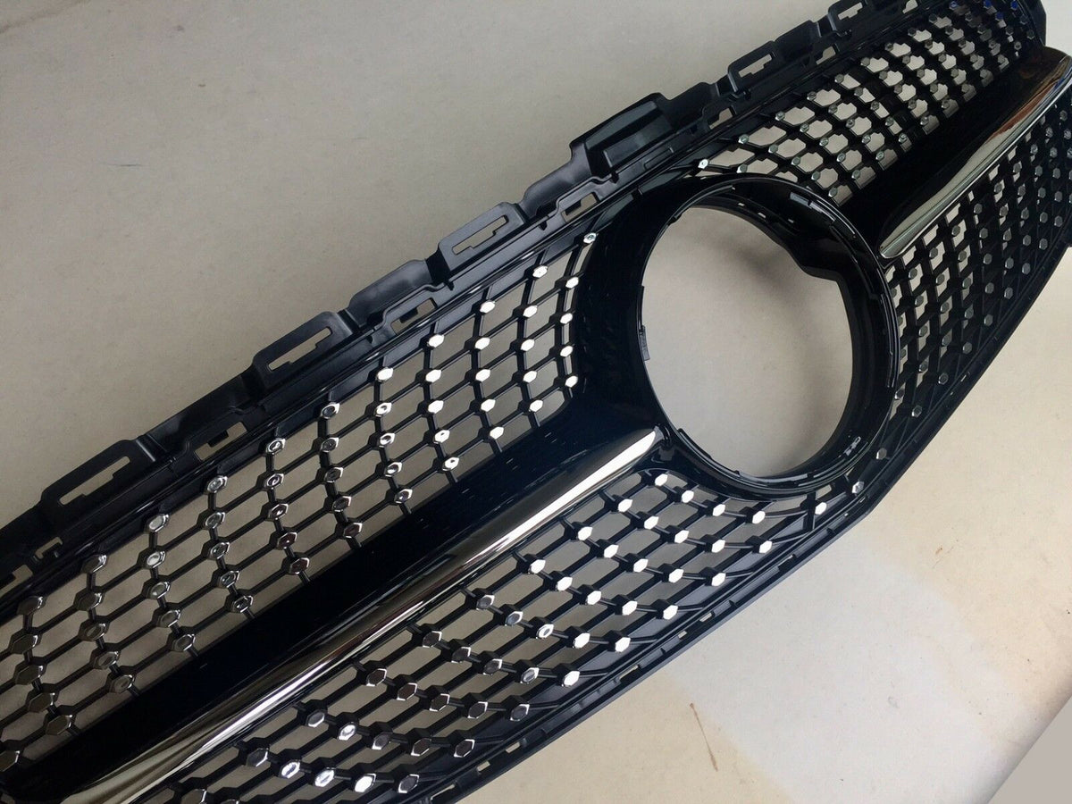Diamond Style Front Bumper Grille Suitable For Mercedes-Benz C-Class W205