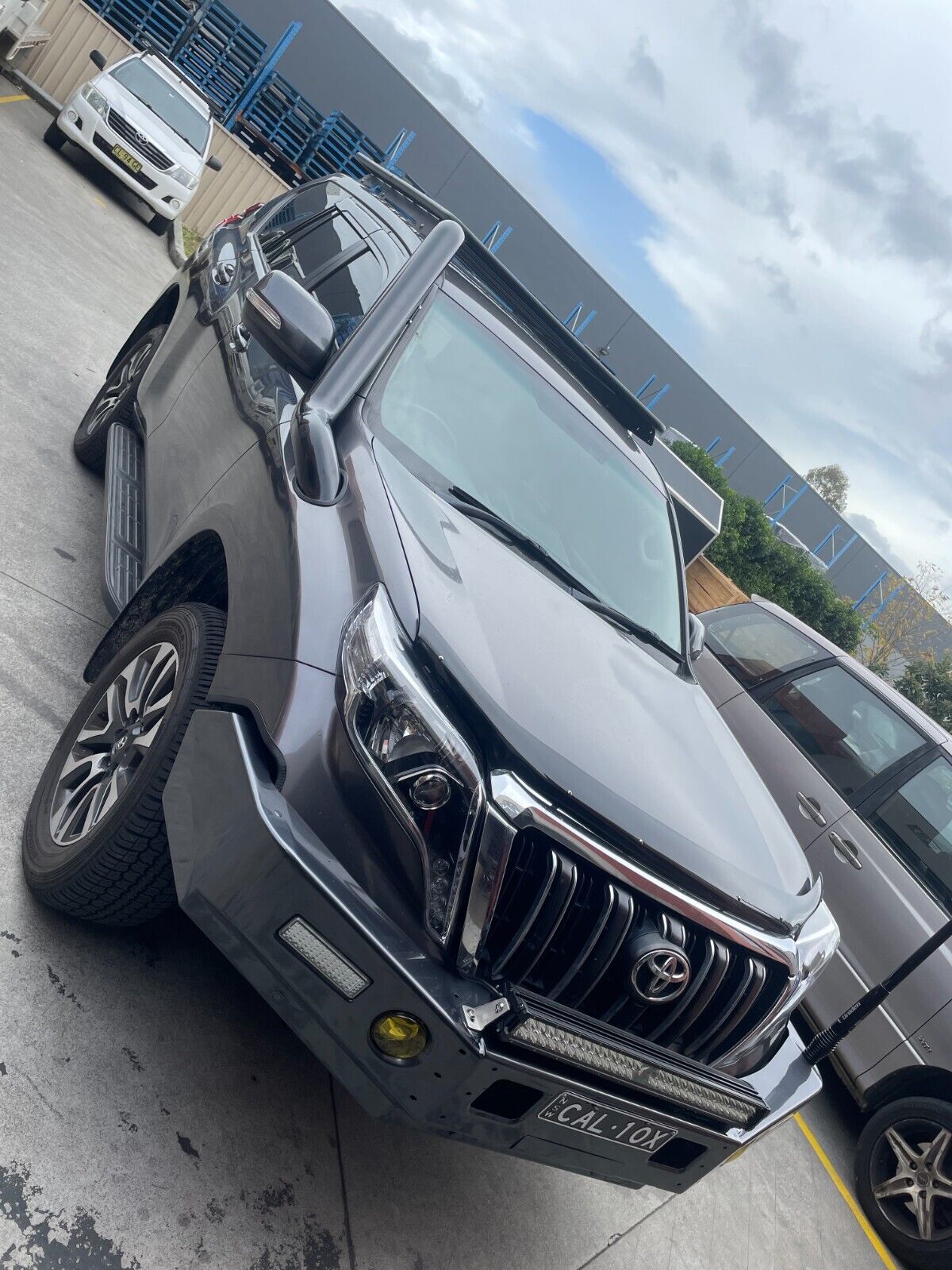 Stainless Steel Snorkel, Satin Black Suitable For LandCruiser Prado FJ150 series 2009+
