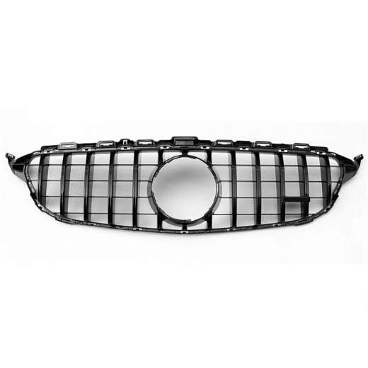 GTR Style Gloss Black Front Grille Suitable For Mercedes Benz C-Class W205