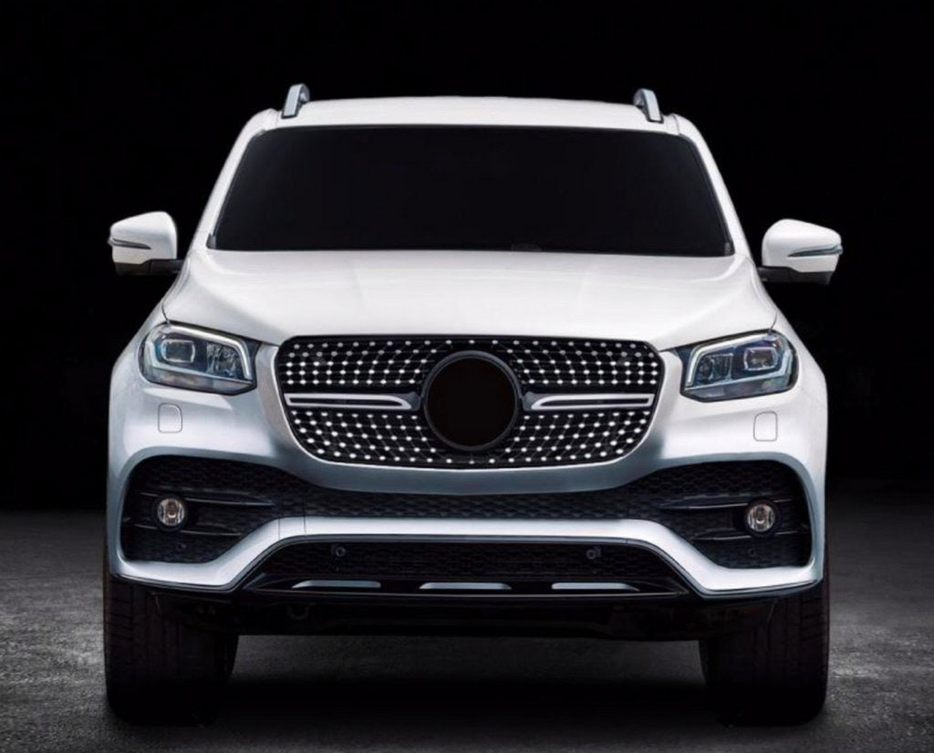 Mercedes-Benz X-Class W470 Diamond Style Front Grille 2017-2020 ABS