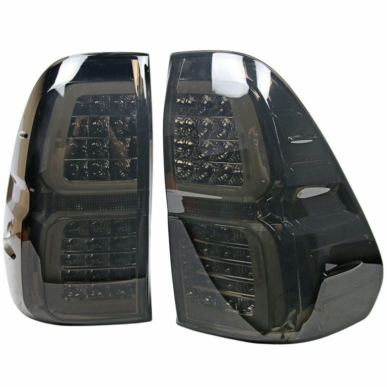 Smoked Black LED Tail Lights Suitable For Toyota Hilux N70 GrandTek Auto