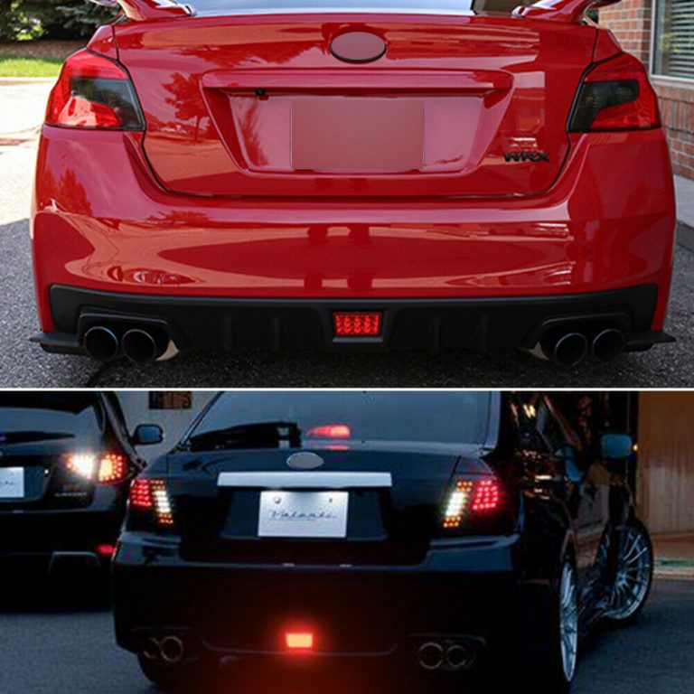 Red Led F1 Style Rear Fog Lamp / Break Tail Light Suitable For Subaru ...