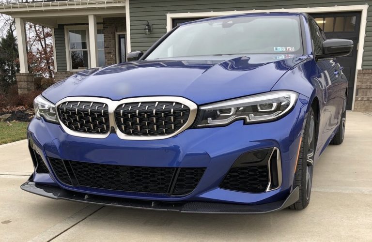 Front Lip Splitter Suitable For Bmw 3 Series G20 Sedan 2019 2022 GrandTek Auto