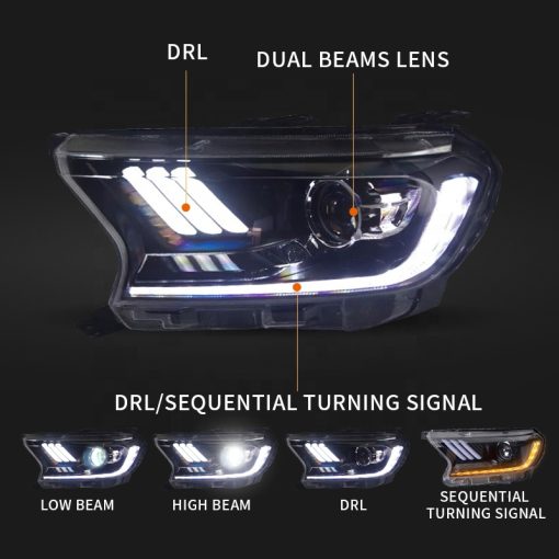 ford ranger mustang headlights