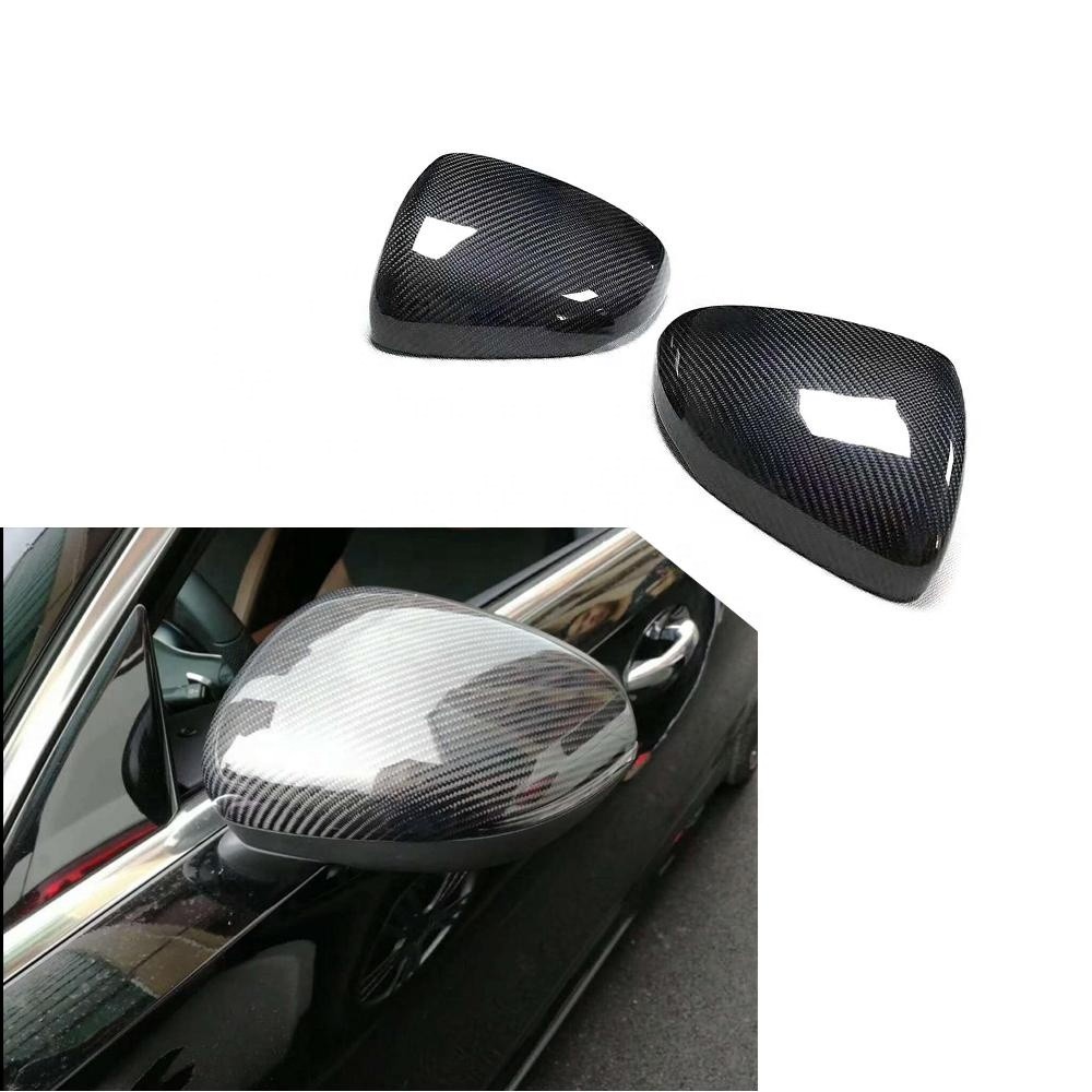 For Mercedes Benz Vito W447 2016 - 2018 Carbon fiber Car Rearview Mirror  Cover Side Wing Cap
