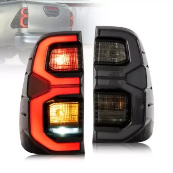 Smoked LED Tail Lights Suitable For Toyota Hilux N80 15+