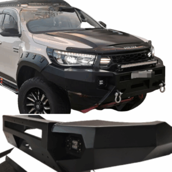 Hilux N80 Bull Bar 2015+ Winch Ready 4x4 4x2 Heavy Duty Steel Bar